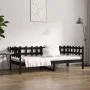 Schlafsofa aus massivem schwarzem Kiefernholz, 80 x 200 cm von vidaXL, Betten und Lattenroste - Ref: Foro24-820755, Preis: 89...