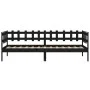 Schlafsofa aus massivem schwarzem Kiefernholz, 80 x 200 cm von vidaXL, Betten und Lattenroste - Ref: Foro24-820755, Preis: 89...