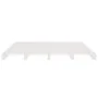Cama de palets de madera maciza de pino blanca 200x200 cm de vidaXL, Camas y somieres - Ref: Foro24-821413, Precio: 152,80 €,...