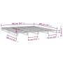 Cama de palets de madera maciza de pino blanca 200x200 cm de vidaXL, Camas y somieres - Ref: Foro24-821413, Precio: 154,49 €,...