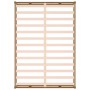 Estructura de cama doble madera maciza marrón miel 120x190 cm de vidaXL, Camas y somieres - Ref: Foro24-820834, Precio: 145,5...