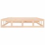 Estructura de cama de madera maciza 160x200 cm de vidaXL, Camas y somieres - Ref: Foro24-820806, Precio: 125,36 €, Descuento: %