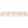 Estructura de cama de madera maciza 140x200 cm de vidaXL, Camas y somieres - Ref: Foro24-820796, Precio: 118,82 €, Descuento: %