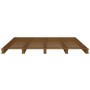 Cama de palets de madera maciza de pino marrón miel 120x200 cm de vidaXL, Camas y somieres - Ref: Foro24-821390, Precio: 174,...