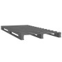 Cama de palets madera maciza de pino gris 100x200 cm de vidaXL, Camas y somieres - Ref: Foro24-821384, Precio: 138,80 €, Desc...