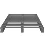 Cama de palets madera maciza de pino gris 100x200 cm de vidaXL, Camas y somieres - Ref: Foro24-821384, Precio: 138,80 €, Desc...