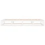 Estructura de cama de madera maciza blanca 90x200 cm de vidaXL, Camas y somieres - Ref: Foro24-820782, Precio: 82,53 €, Descu...