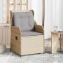 Banco de jardín 2 pcs Beige ratán sintético en Conjuntos de jardín | Comprar online en Foru.es