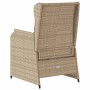 Banco de jardín 2 pcs Beige ratán sintético en Conjuntos de jardín | Comprar online en Foru.es
