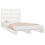 Estructura de cama madera maciza de pino blanco 100x200 cm de vidaXL, Camas y somieres - Ref: Foro24-3120123, Precio: 149,58 ...