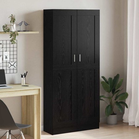 Librería Roble Negro 82,5 x 30,5 x 185 cm Madera de ingeniería en Librerías y estanterías | Comprar online en Foru.es