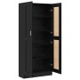 Librería Roble Negro 82,5 x 30,5 x 185 cm Madera de ingeniería en Librerías y estanterías | Comprar online en Foru.es