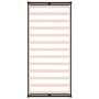 Estructura de cama de madera maciza negra 90x200 cm de vidaXL, Camas y somieres - Ref: Foro24-820785, Precio: 104,08 €, Descu...