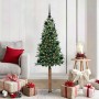 Árbol de Navidad Delgado con 150 LED con soporte Verde 150 cm en Decoración Festiva y Estacional | Comprar online en Foru.es