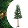 Árbol de Navidad Delgado con 150 LED con soporte Verde 150 cm en Decoración Festiva y Estacional | Comprar online en Foru.es
