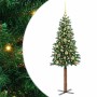 Árbol de Navidad Delgado con 150 LED con soporte Verde 150 cm en Decoración Festiva y Estacional | Comprar online en Foru.es