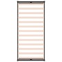 Estructura cama madera maciza individual negro 75x190 cm de vidaXL, Camas y somieres - Ref: Foro24-820825, Precio: 96,95 €, D...