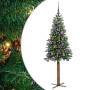 Árbol de Navidad Delgado con 150 LED con soporte Verde 150 cm en Decoración Festiva y Estacional | Comprar online en Foru.es