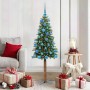 Árbol de Navidad Delgado con 150 LED con soporte Verde 150 cm en Decoración Festiva y Estacional | Comprar online en Foru.es