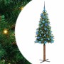 Árbol de Navidad Delgado con 150 LED con soporte Verde 150 cm en Decoración Festiva y Estacional | Comprar online en Foru.es