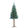 Árbol de Navidad Delgado con 150 LED con soporte Verde 150 cm en Decoración Festiva y Estacional | Comprar online en Foru.es