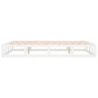 Estructura de cama de madera maciza blanca 200x200 cm de vidaXL, Camas y somieres - Ref: Foro24-820817, Precio: 158,36 €, Des...