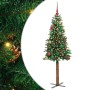 Árbol de Navidad Delgado con 150 LED con soporte Verde 150 cm en Decoración Festiva y Estacional | Comprar online en Foru.es