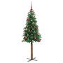 Árbol de Navidad Delgado con 150 LED con soporte Verde 150 cm en Decoración Festiva y Estacional | Comprar online en Foru.es