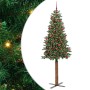 Árbol de Navidad Delgado con 300 LED con soporte Verde 180 cm en Decoración Festiva y Estacional | Comprar online en Foru.es