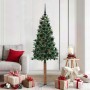 Árbol de Navidad Delgado con 300 LED con soporte Verde 180 cm en Decoración Festiva y Estacional | Comprar online en Foru.es