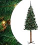 Árbol de Navidad Delgado con 300 LED con soporte Verde 180 cm en Decoración Festiva y Estacional | Comprar online en Foru.es