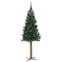 Árbol de Navidad Delgado con 300 LED con soporte Verde 180 cm en Decoración Festiva y Estacional | Comprar online en Foru.es