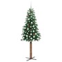 Árbol de Navidad Delgado con 300 LED con soporte Verde 180 cm en Decoración Festiva y Estacional | Comprar online en Foru.es