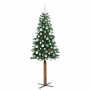 Árbol de Navidad Delgado con 300 LED con soporte Verde 180 cm en Decoración Festiva y Estacional | Comprar online en Foru.es