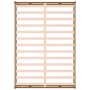 Estructura de cama de madera maciza marrón miel 200x200 cm de vidaXL, Camas y somieres - Ref: Foro24-820819, Precio: 184,26 €...