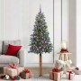Árbol de Navidad Delgado con 300 LED con soporte Verde 180 cm en Decoración Festiva y Estacional | Comprar online en Foru.es