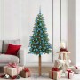 Árbol de Navidad Delgado con 300 LED con soporte Verde 180 cm en Decoración Festiva y Estacional | Comprar online en Foru.es