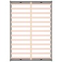 Estructura de cama de madera maciza gris 150x200 cm de vidaXL, Camas y somieres - Ref: Foro24-820803, Precio: 124,07 €, Descu...