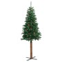 Árbol de Navidad Delgado con 300 LED con soporte Verde 210 cm en Decoración Festiva y Estacional | Comprar online en Foru.es