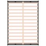 Estructura de cama de madera maciza negra 200x200 cm de vidaXL, Camas y somieres - Ref: Foro24-820820, Precio: 158,91 €, Desc...