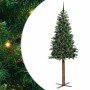 Árbol de Navidad Delgado con 300 LED con soporte Verde 210 cm en Decoración Festiva y Estacional | Comprar online en Foru.es
