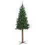 Árbol de Navidad Delgado con 300 LED con soporte Verde 210 cm en Decoración Festiva y Estacional | Comprar online en Foru.es