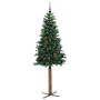 Árbol de Navidad Delgado con 300 LED con soporte Verde 210 cm en Decoración Festiva y Estacional | Comprar online en Foru.es