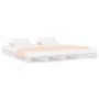 Cama de palets madera maciza pino blanca King Size 150x200 cm de vidaXL, Camas y somieres - Ref: Foro24-821398, Precio: 164,9...