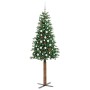 Árbol de Navidad Delgado con 300 LED con soporte Verde 210 cm en Decoración Festiva y Estacional | Comprar online en Foru.es