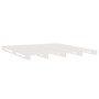 Cama de palets madera maciza pino blanca King Size 150x200 cm de vidaXL, Camas y somieres - Ref: Foro24-821398, Precio: 164,9...