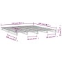 Cama de palets madera maciza pino blanca King Size 150x200 cm de vidaXL, Camas y somieres - Ref: Foro24-821398, Precio: 164,9...