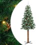 Árbol de Navidad Delgado con 300 LED con soporte Verde 210 cm en Decoración Festiva y Estacional | Comprar online en Foru.es