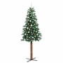 Árbol de Navidad Delgado con 300 LED con soporte Verde 210 cm en Decoración Festiva y Estacional | Comprar online en Foru.es
