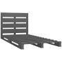 Estructura de cama madera maciza de pino gris 100x200 cm de vidaXL, Camas y somieres - Ref: Foro24-3120124, Precio: 181,95 €,...